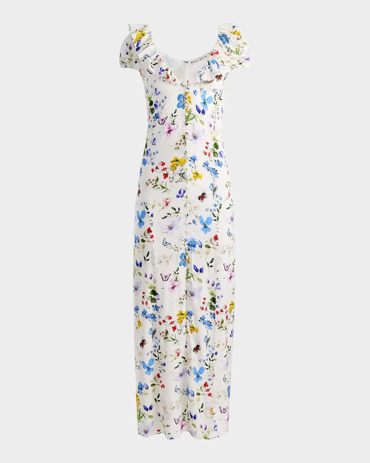 ALICE + OLIVIA Tara Twisting Vines Slipdress