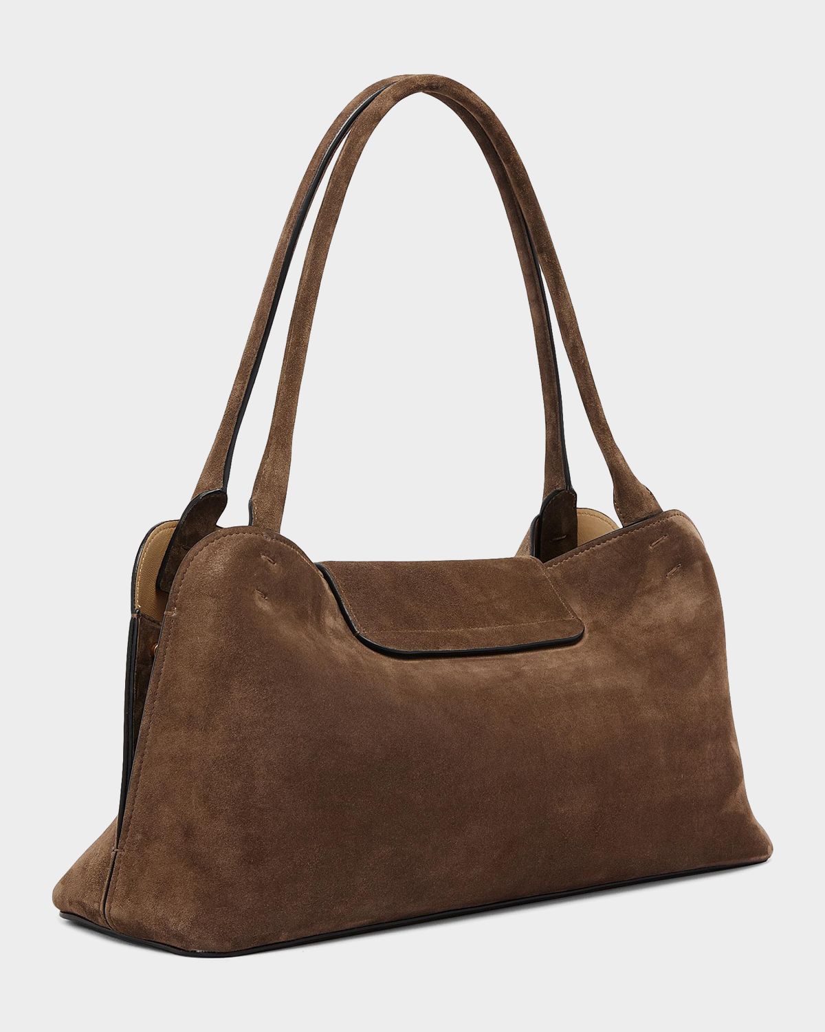 Versace Medium Suede Shoulder Bag | Thumbnail 7 Versace Medium Suede Shoulder Bag | Thumbnail 7