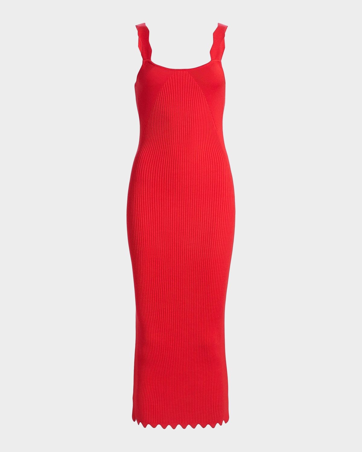 Ramy Brook Kira Ribbed Midi-Dress