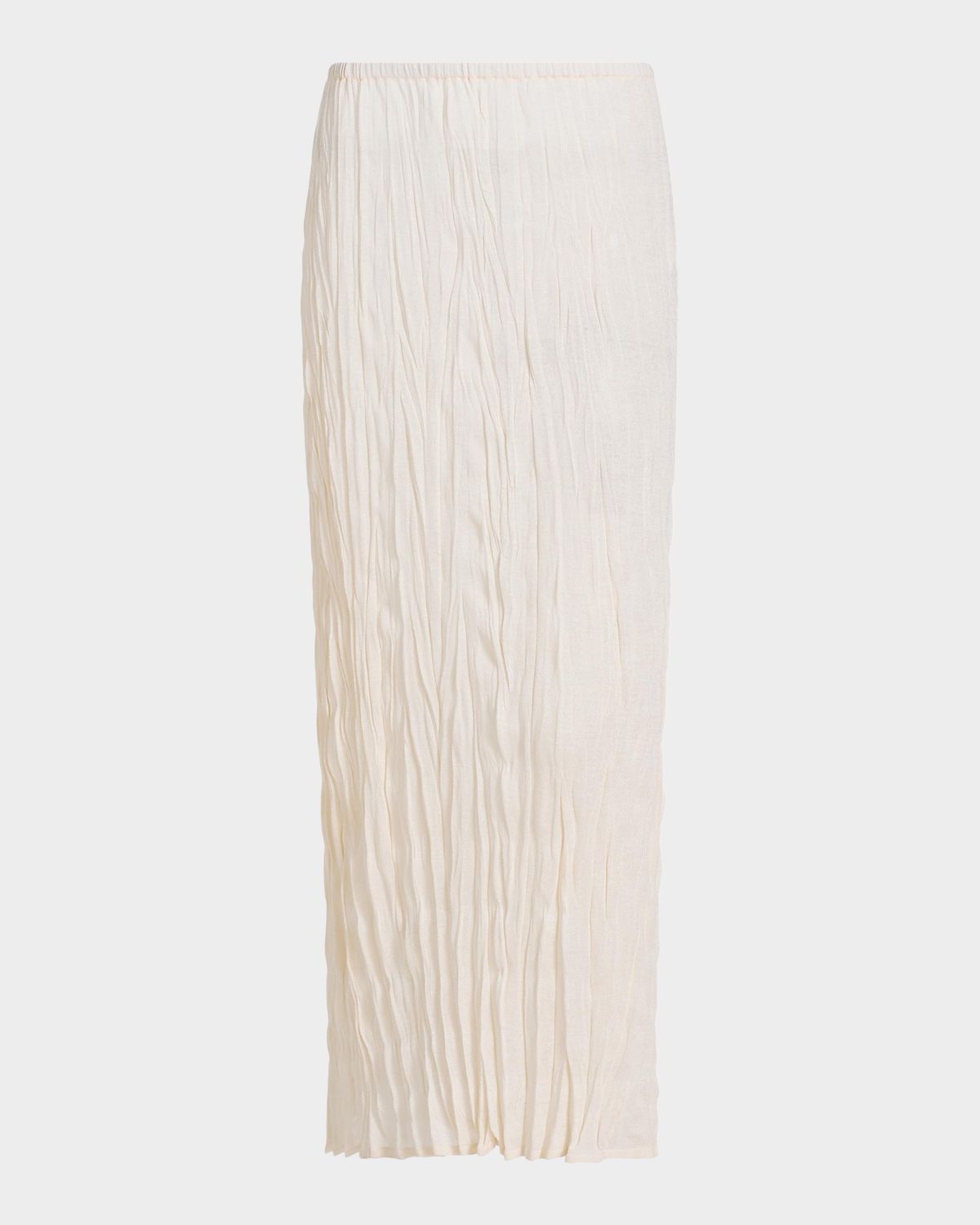 Toteme Crinkled Knit Maxi Skirt