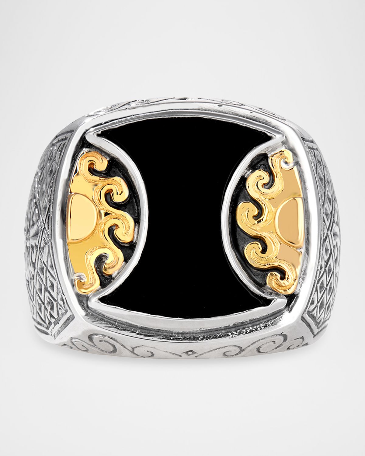 Konstantino Calma Onyx Ring