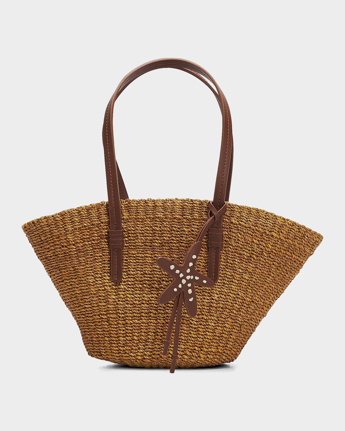 POOLSIDE The East West Small Straw Tote Bag