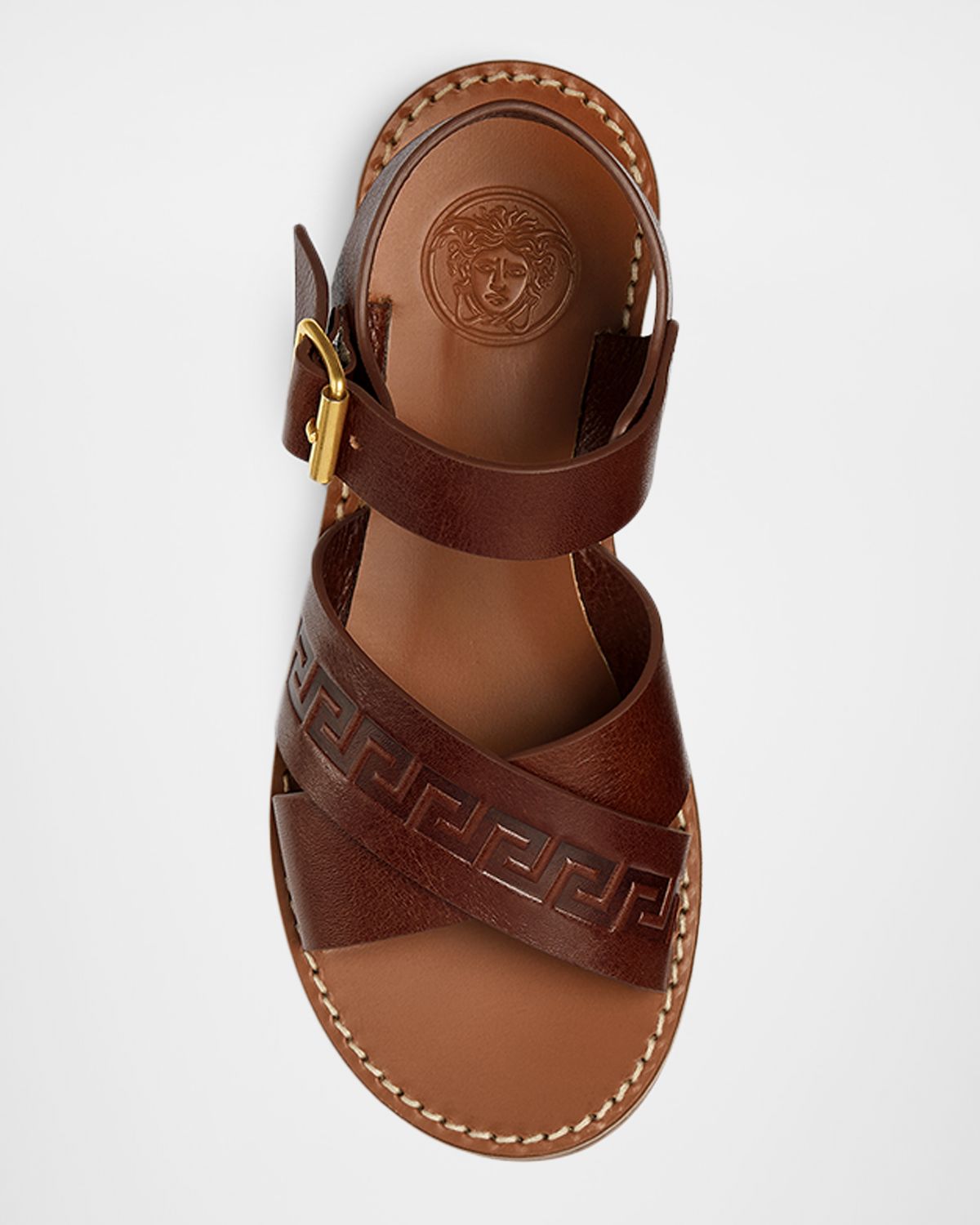 Versace Kid 's Leather Sandals | Thumbnail 2