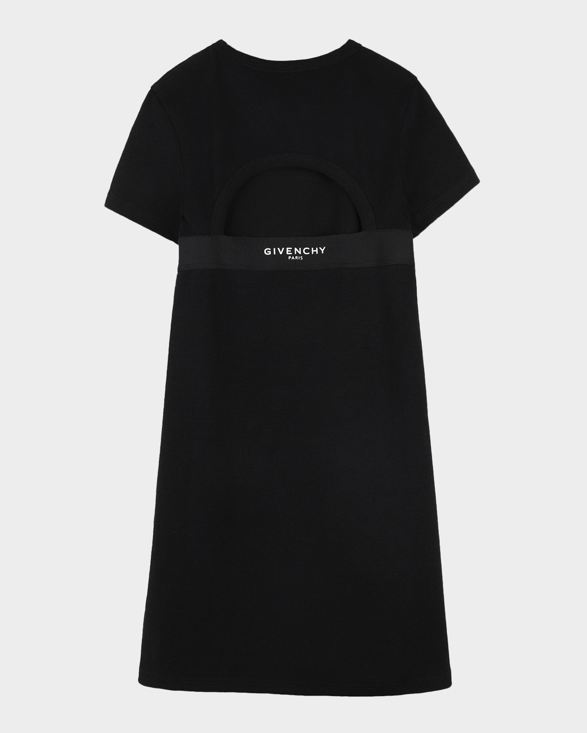 Givenchy Girl 's Cutout Stretch Cotton T-Shirt Dress, Size 4-