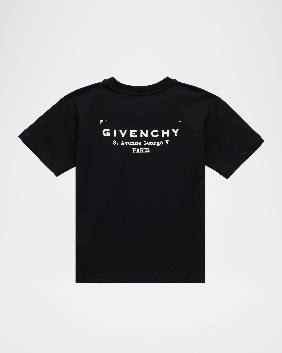 Givenchy Boy 's Logo Stamp-Print Short-Sleeved Cotton T-Shirt, Size 4-6