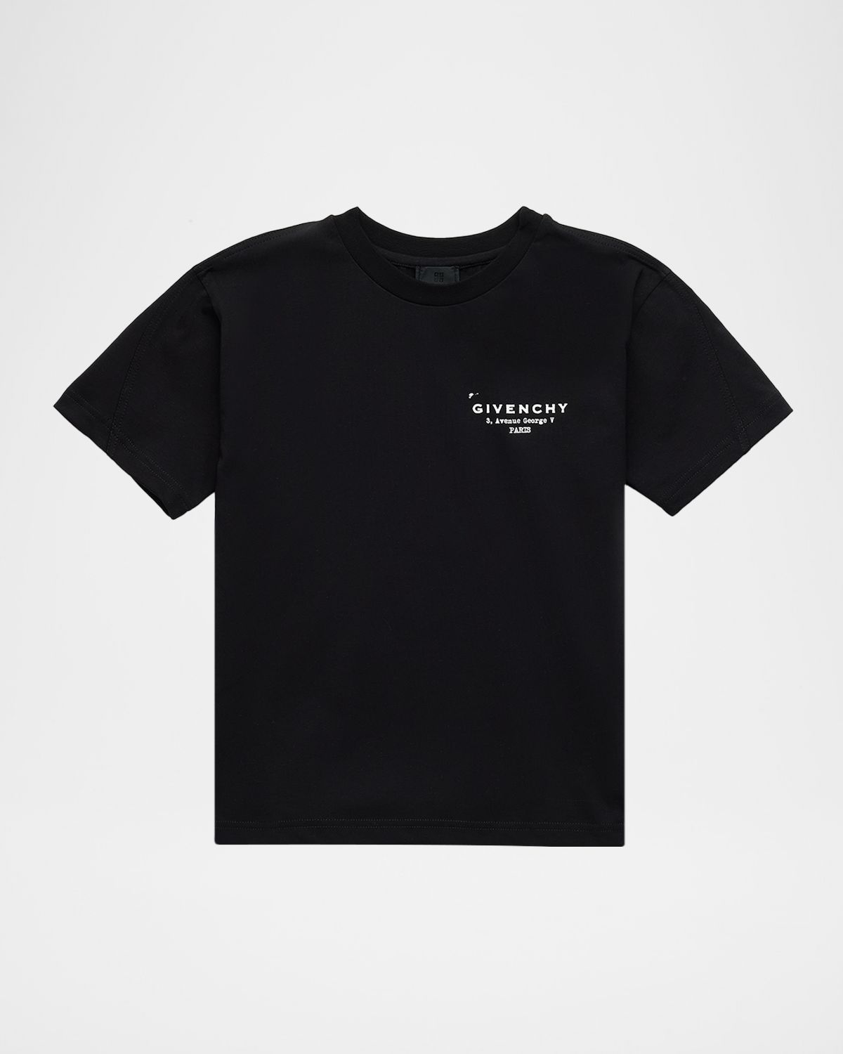 Givenchy Boy 's Logo Stamp-Print Short-Sleeved Cotton T-Shirt, Size 4-6