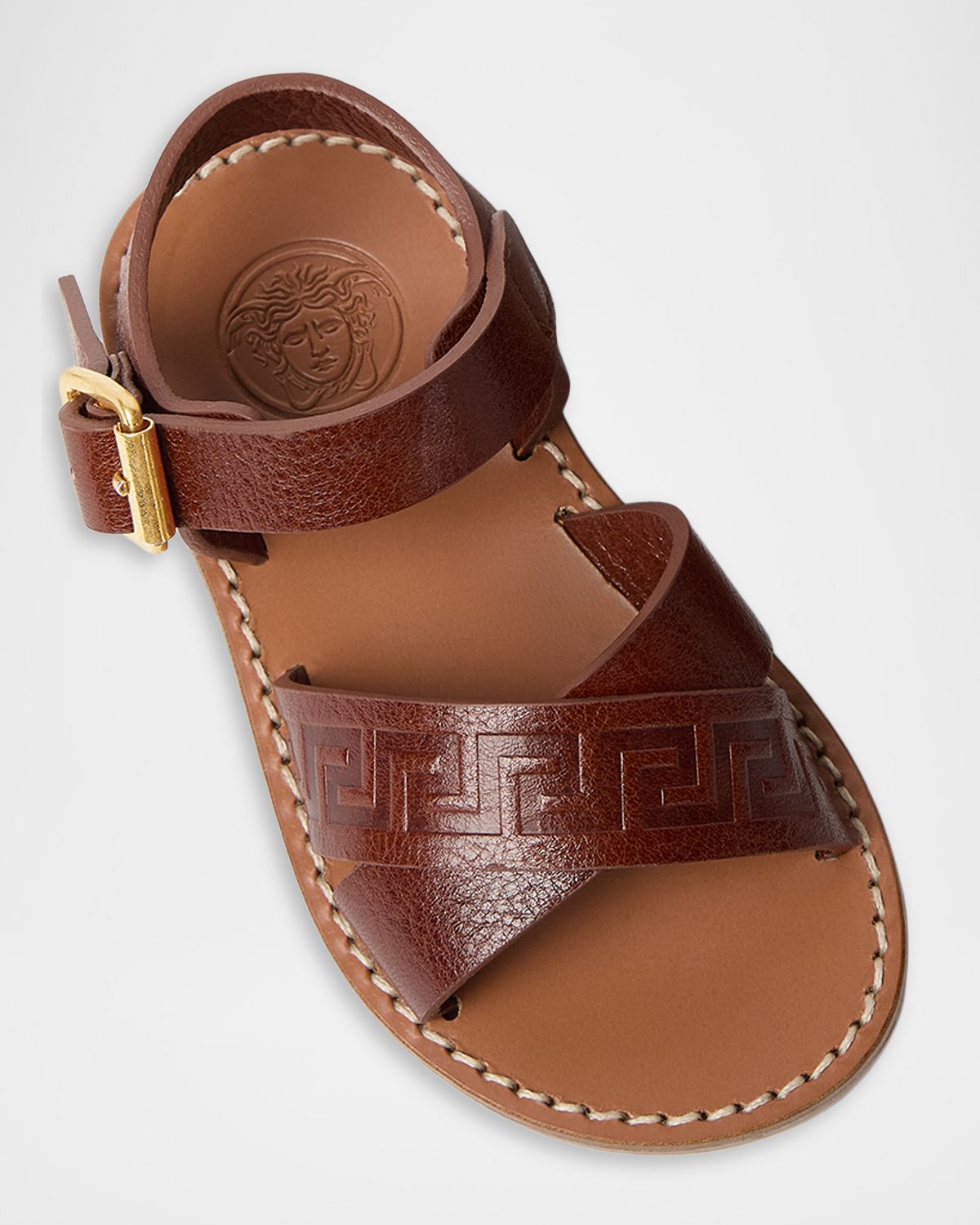 Versace Kid 's Leather Sandals, Toddlers | Thumbnail 3