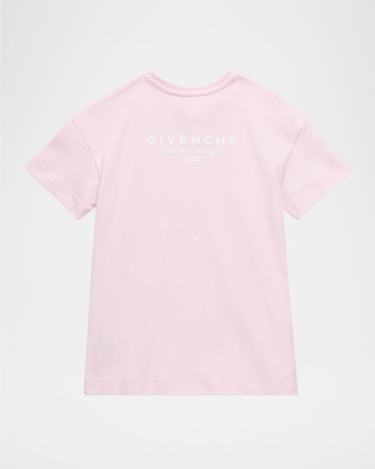 Givenchy Girl 's Logo Stamp-Print Short-Sleeved Cotton T-Shirt, Size -14