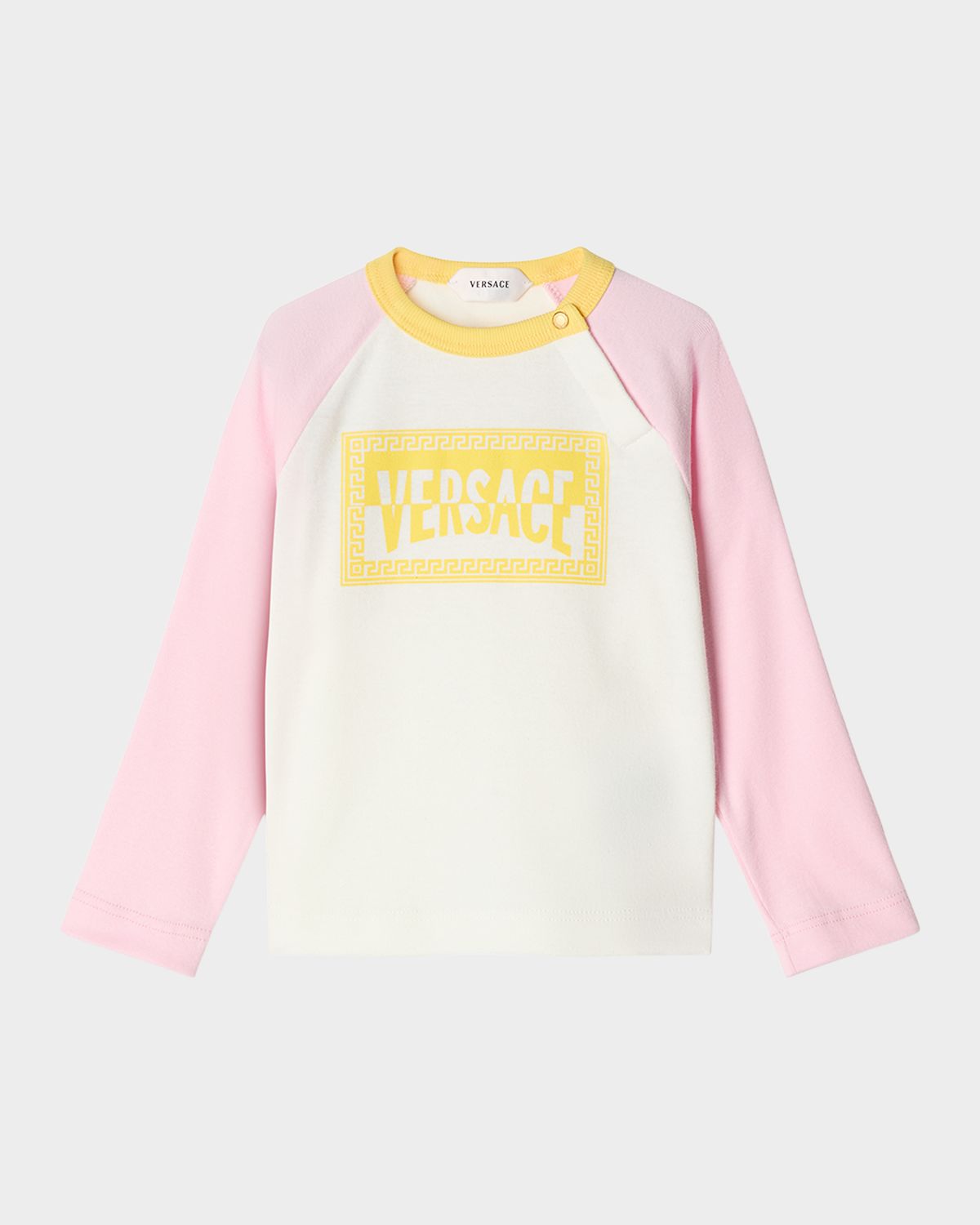 Versace Girl 's Logo-Print Cotton Jersey T-Shirt, Size 12M-3