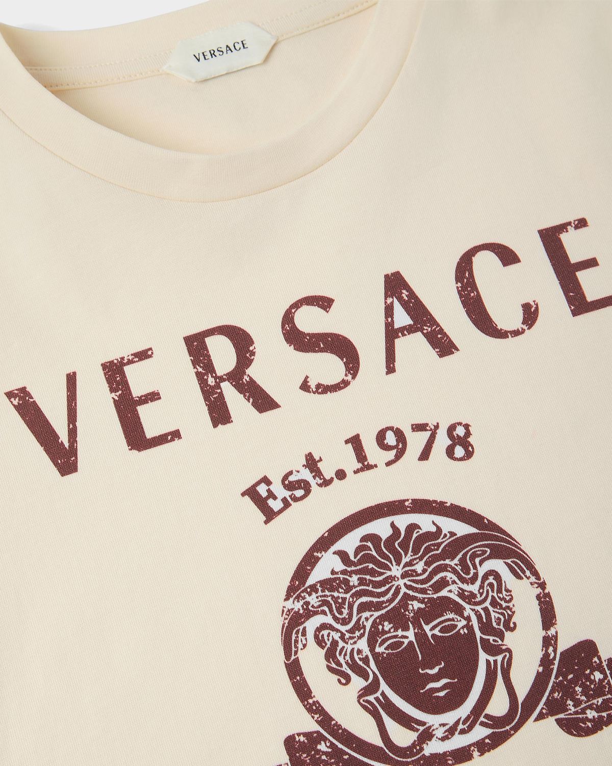 Versace Kid 's Logo-Print Cotton Jersey T-Shirt, Size 4-14 | Thumbnail 3