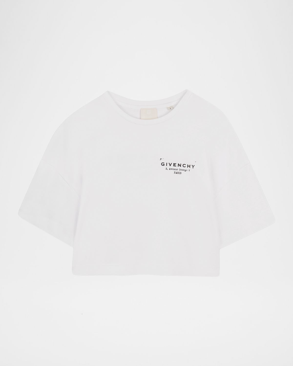 Givenchy Girl 's Crewneck Logo-Print Cotton T-Shirt, Size 8-