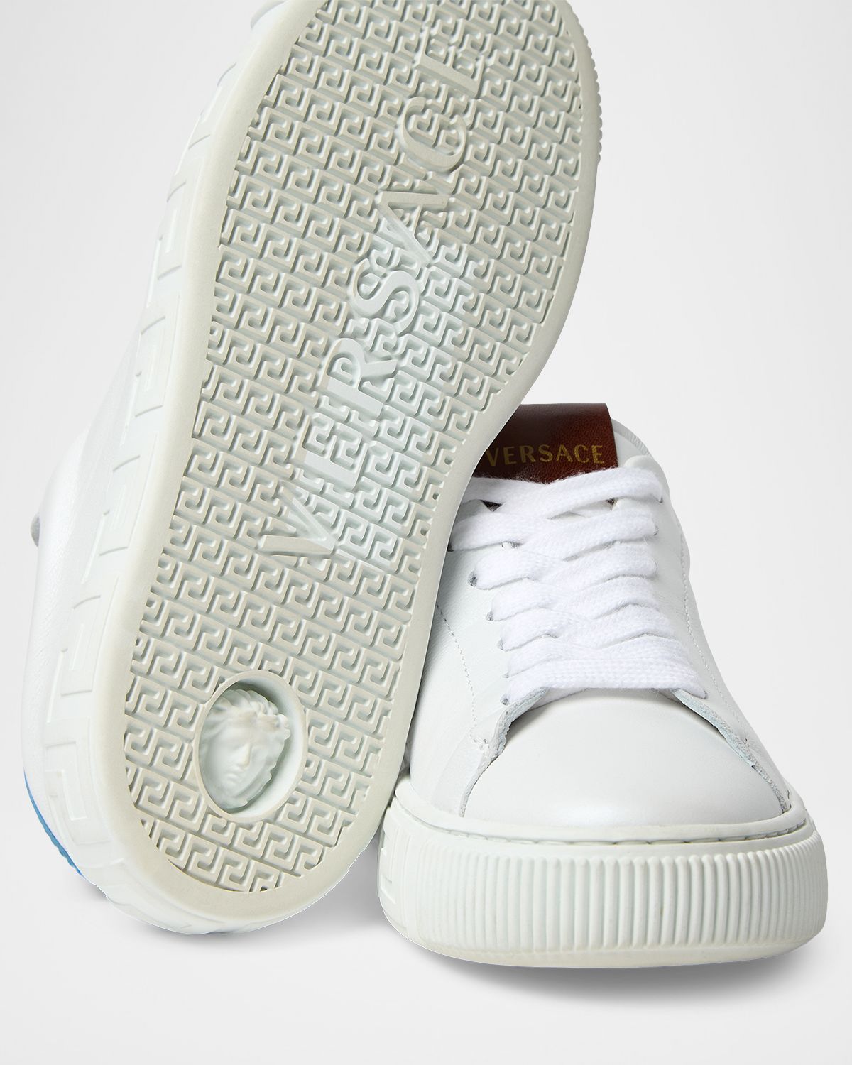 Versace Kid 's Leather Sneakers, Toddlers/Kids | Thumbnail 3 Versace Kid 's Leather Sneakers, Toddlers/Kids | Thumbnail 3