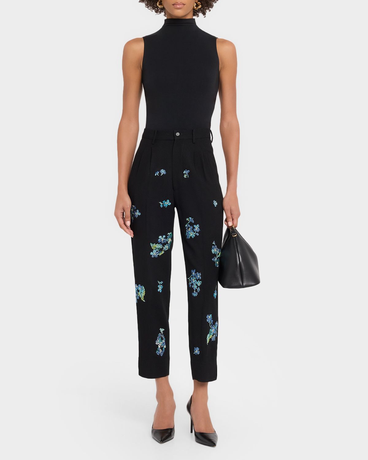 Libertine Ciggy Bluebell Lane Embellished Tapered-Leg Ankle Pants | Thumbnail 2 Libertine Ciggy Bluebell Lane Embellished Tapered-Leg Ankle Pants | Thumbnail 2
