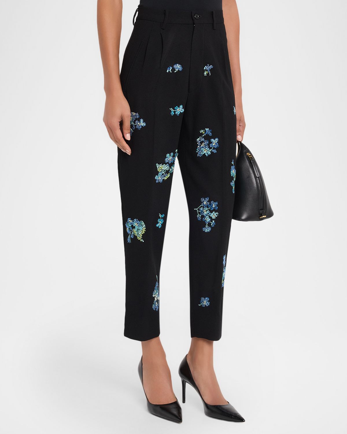 Libertine Ciggy Bluebell Lane Embellished Tapered-Leg Ankle Pants | Thumbnail 4 Libertine Ciggy Bluebell Lane Embellished Tapered-Leg Ankle Pants | Thumbnail 4