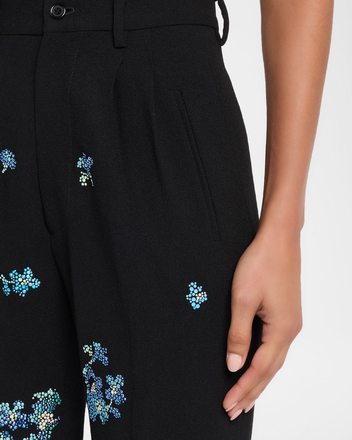 Libertine Ciggy Bluebell Lane Embellished Tapered-Leg Ankle Pants | Thumbnail 5 Libertine Ciggy Bluebell Lane Embellished Tapered-Leg Ankle Pants | Thumbnail 5