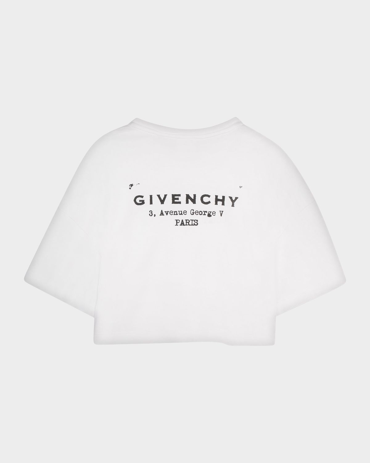 Givenchy Girl 's Crewneck Logo-Print Cotton T-Shirt, Size 4-6