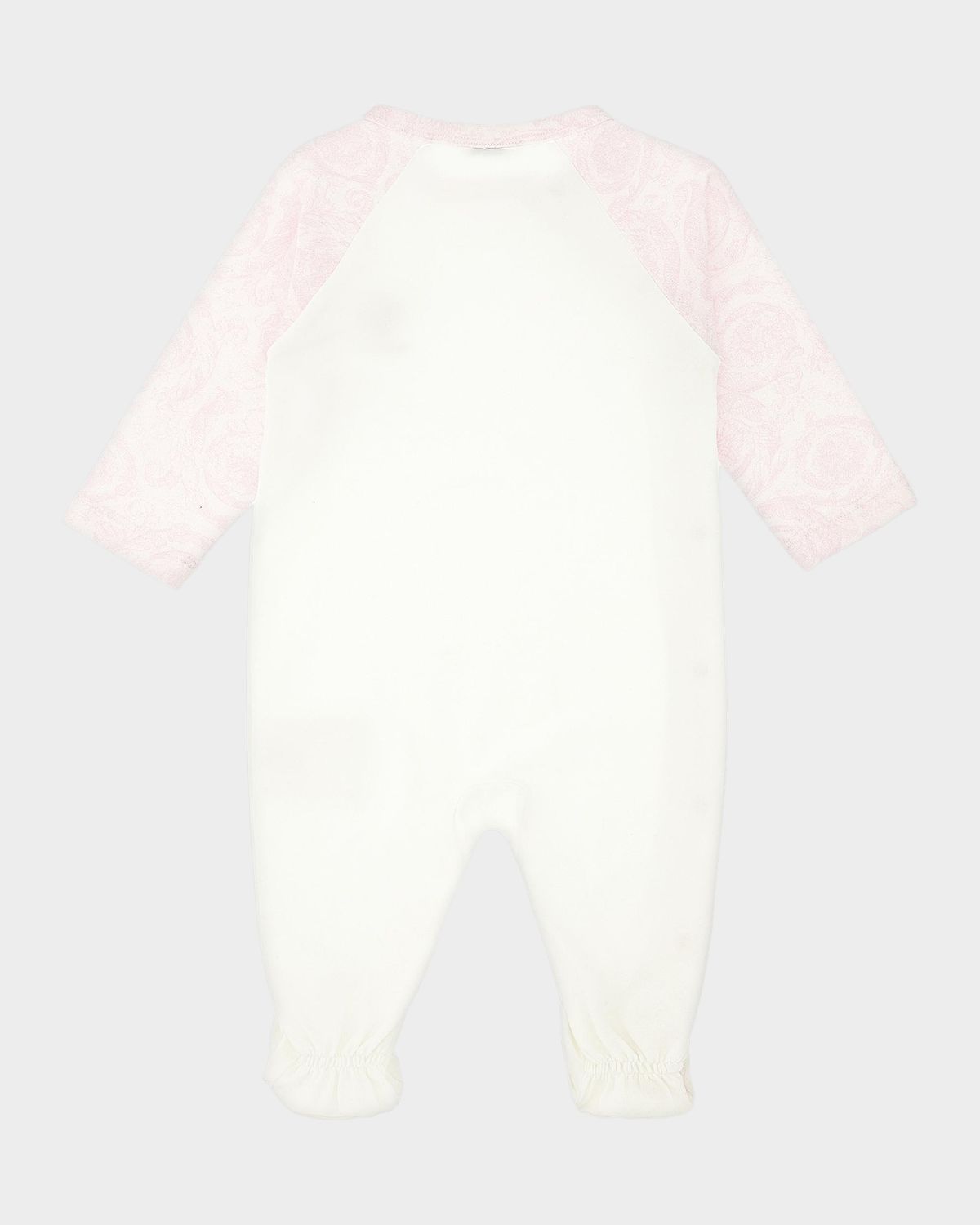 Versace Girl 's Printed Medusa Footie, Size 1M-6M | Thumbnail 2