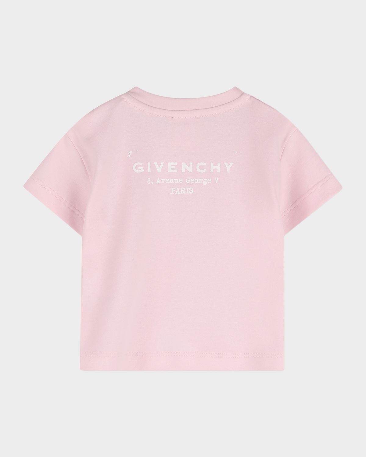 Givenchy Girl 's Crewneck Logo-Print Cotton Tee, Size -3