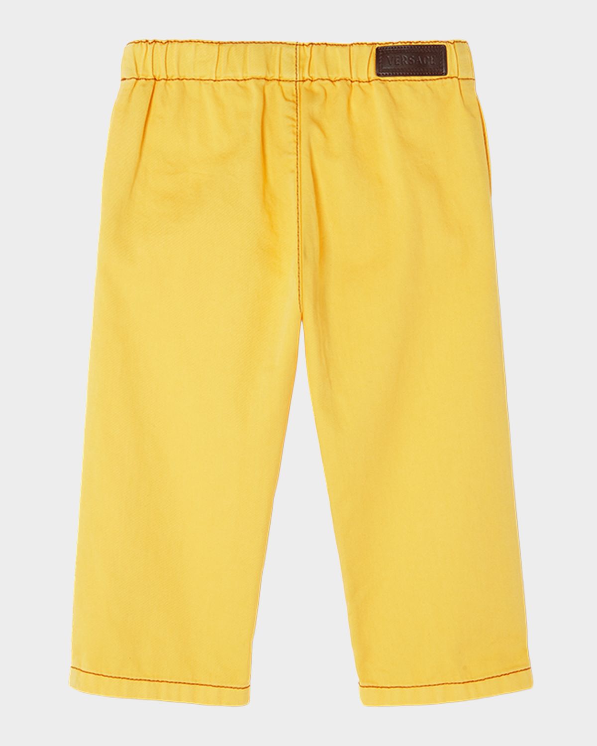 Versace Kid 's Straight-Leg Denim Jeans, Size 12M-3 | Thumbnail 2