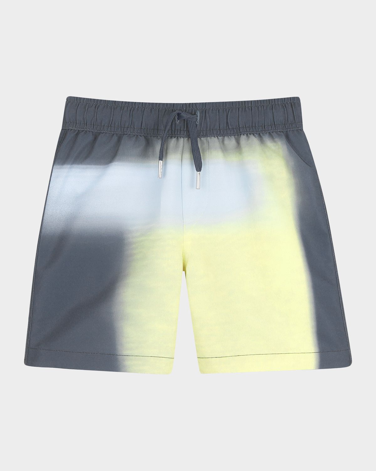 Givenchy Boy 's Faded Colorblock-Print Swim Shorts, Size 4-