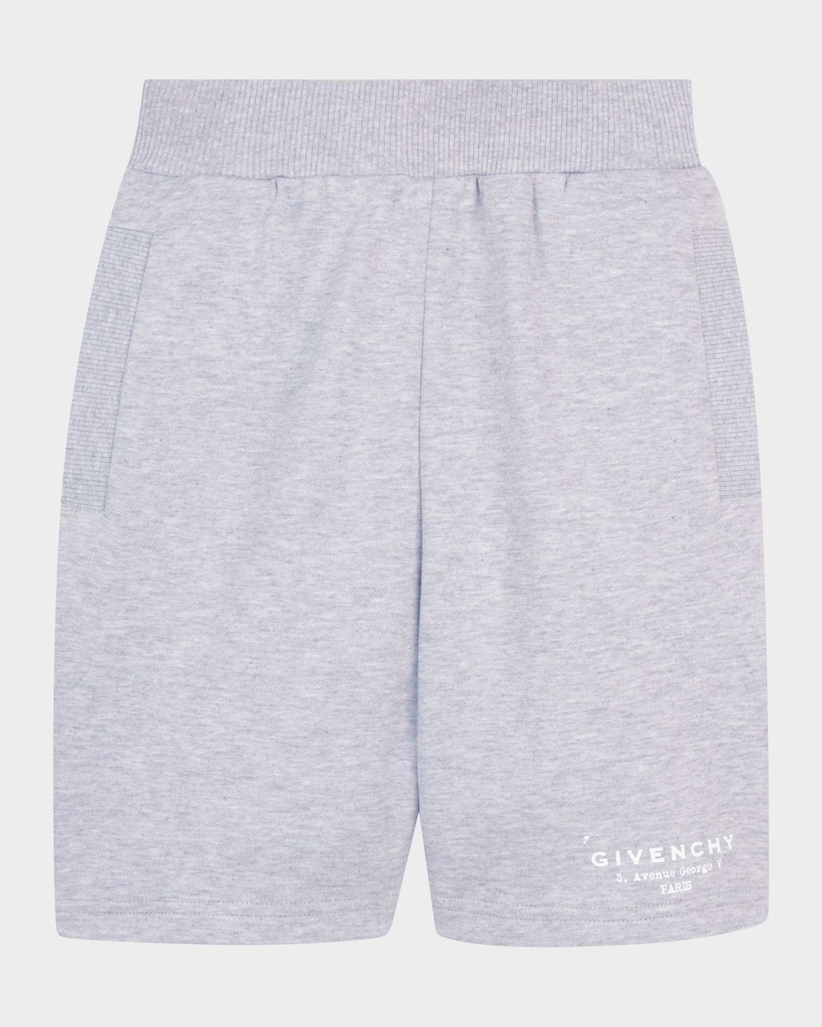 Givenchy Boy 's Logo Cotton Shorts, Size 4-