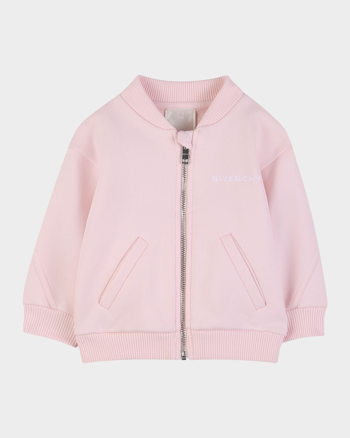 Givenchy Girl 's Cotton Logo Bomber Jacket, Size -3