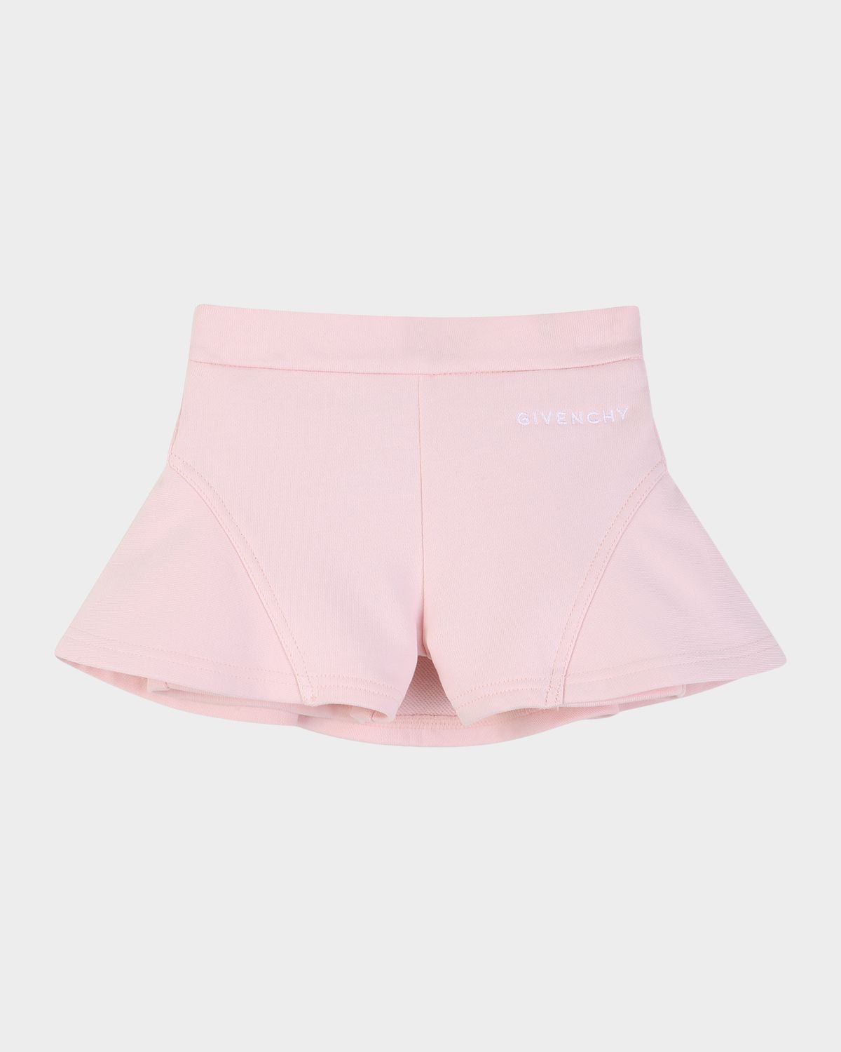 Givenchy Girl 's Logo Cotton Knit Shorts, Size 12M-18M