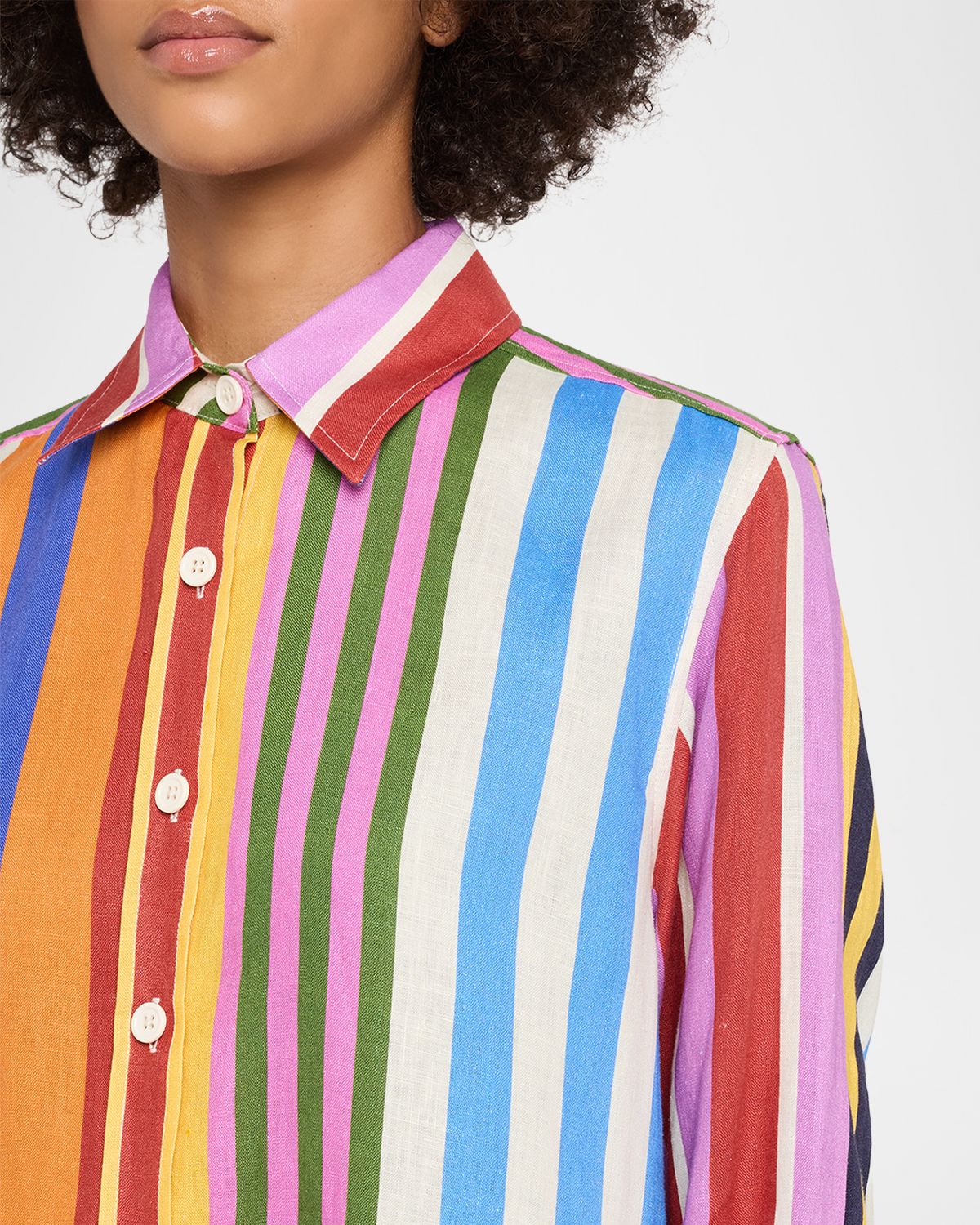 Libertine Tangier Striped Linen Button-Down Shirt | Thumbnail 5 Libertine Tangier Striped Linen Button-Down Shirt | Thumbnail 5