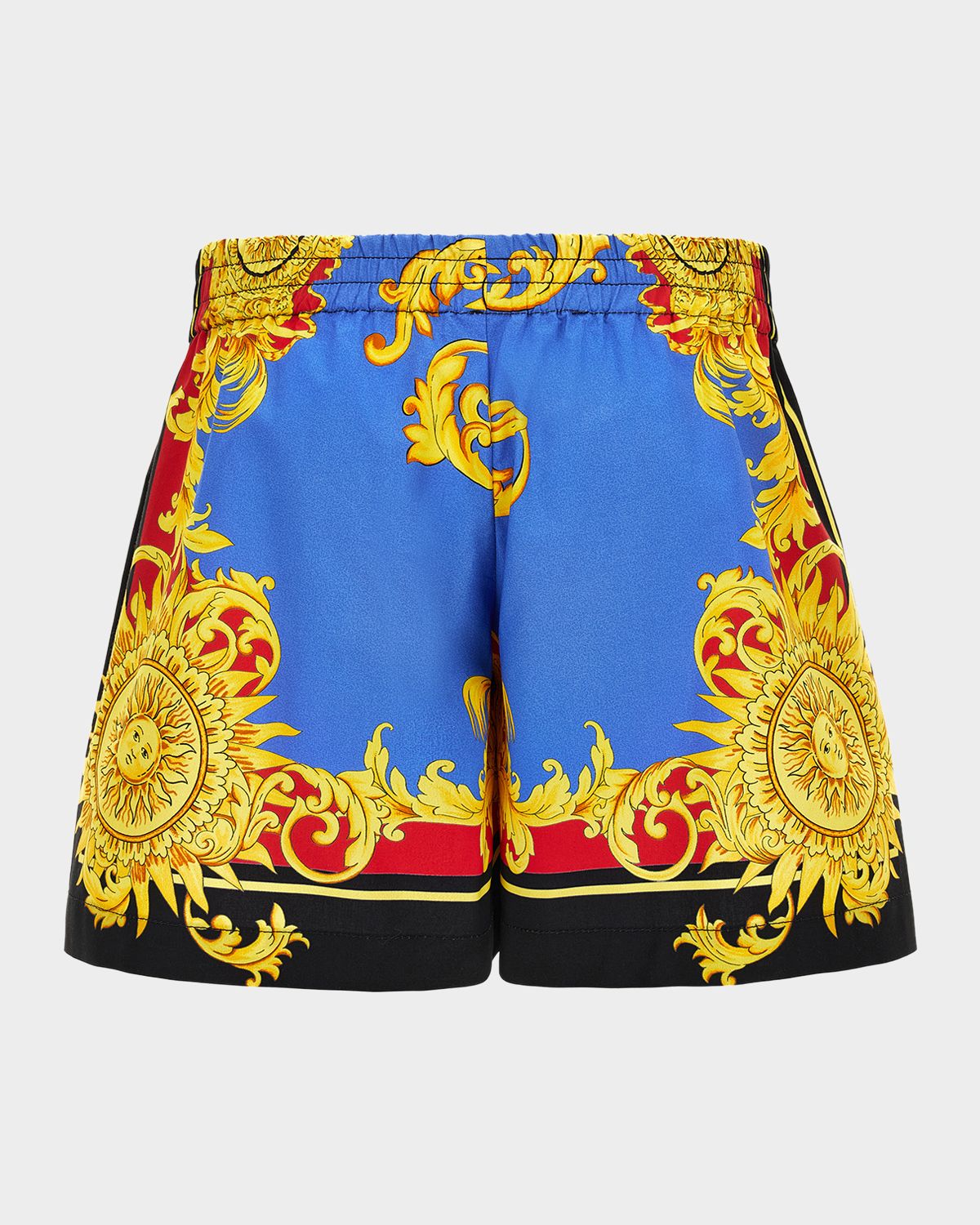 Versace Boy 's The Sun Printed Cotton Shorts, Size 12M-3