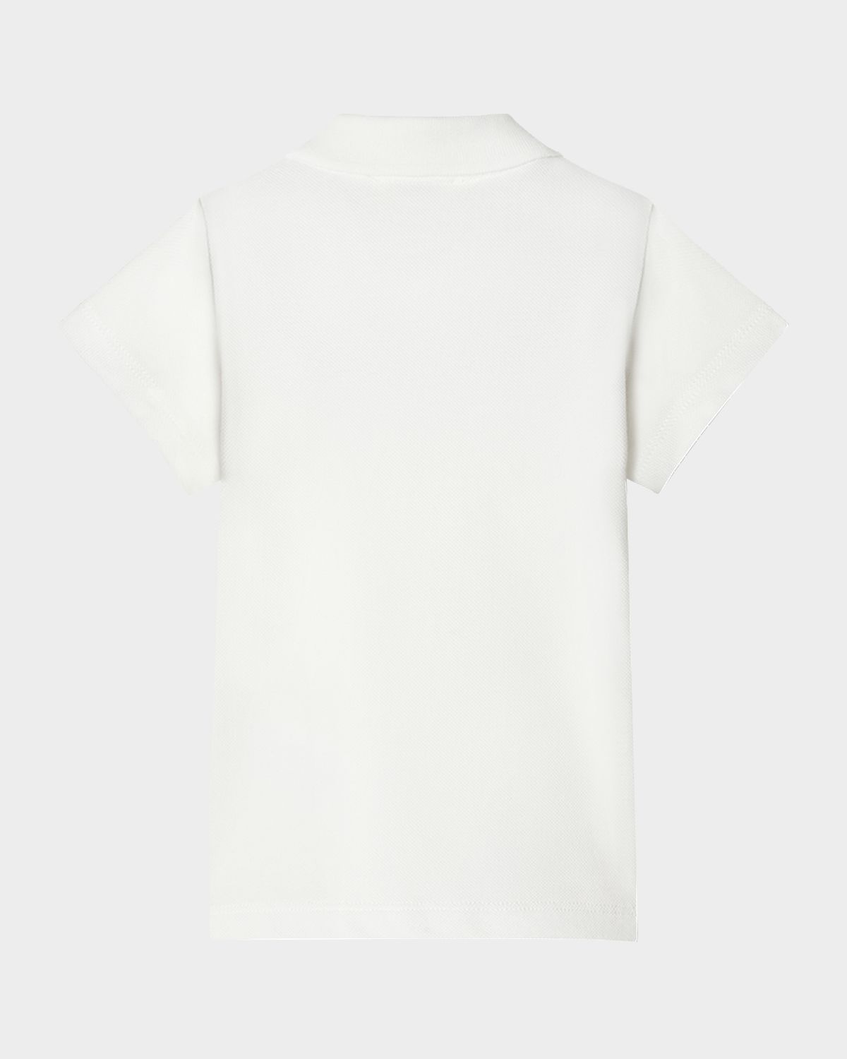Versace Boy 's Embroidered-Logo Cotton Pique Polo Shirt, Size 12M-3 | Thumbnail 2