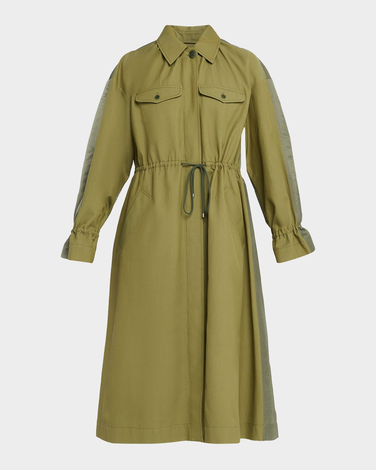3.1 Phillip Lim Combo Blouson Trench Coat - Women's Clothing