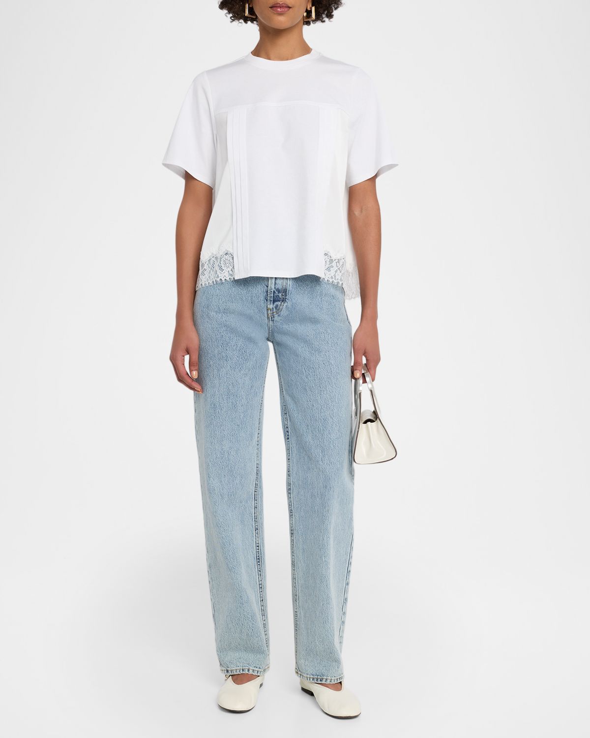 3.1 Phillip Lim Satin Lace Flounce Top | Thumbnail 5 3.1 Phillip Lim Satin Lace Flounce Top | Thumbnail 5