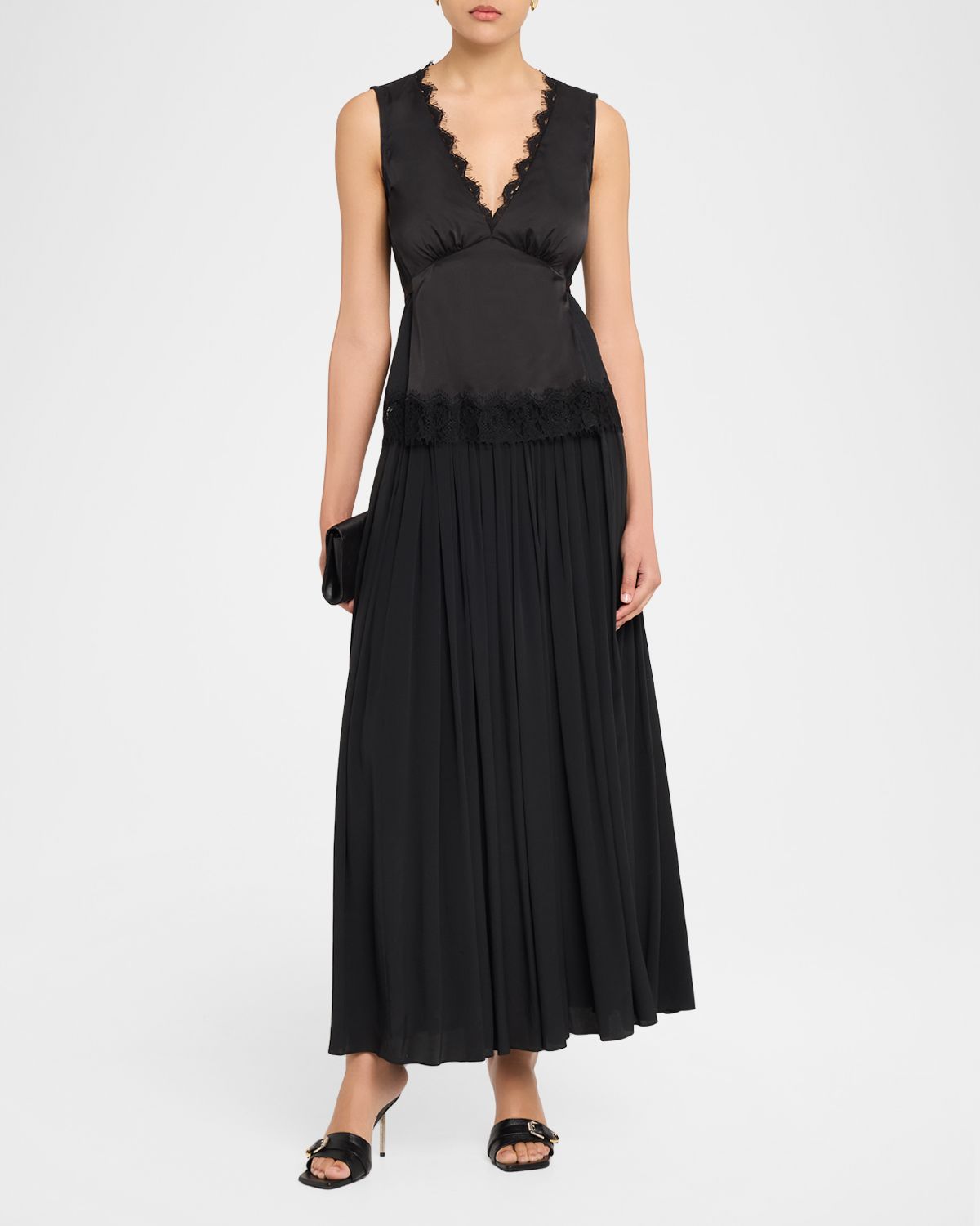 3.1 Phillip Lim Sleeveless Satin Lace Combo Top | Thumbnail 5 3.1 Phillip Lim Sleeveless Satin Lace Combo Top | Thumbnail 5
