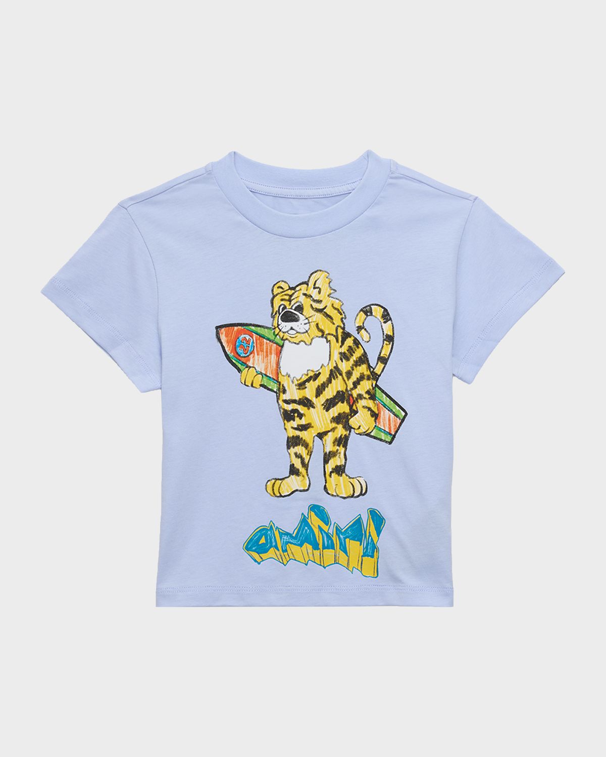 Amiri Kid 's Tiger Short-Sleeve Cotton T-Shirt, Size -12