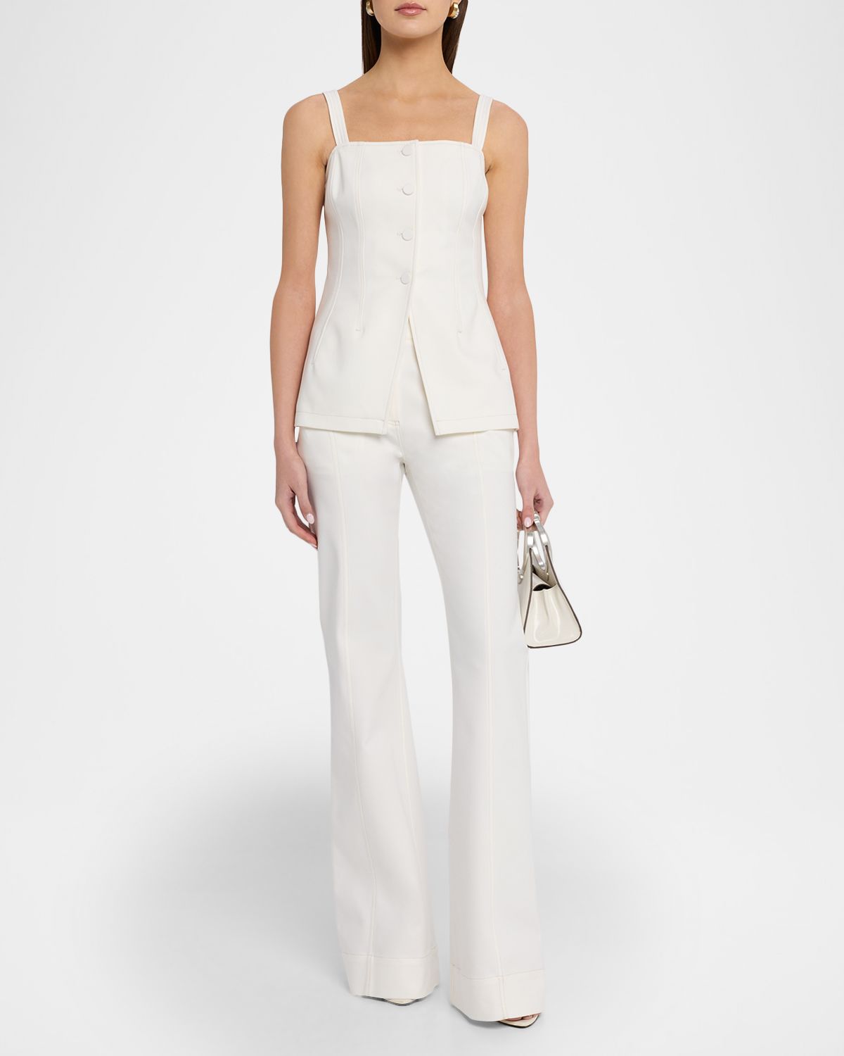 Ramy Brook Elana Sleeveless Denim Top