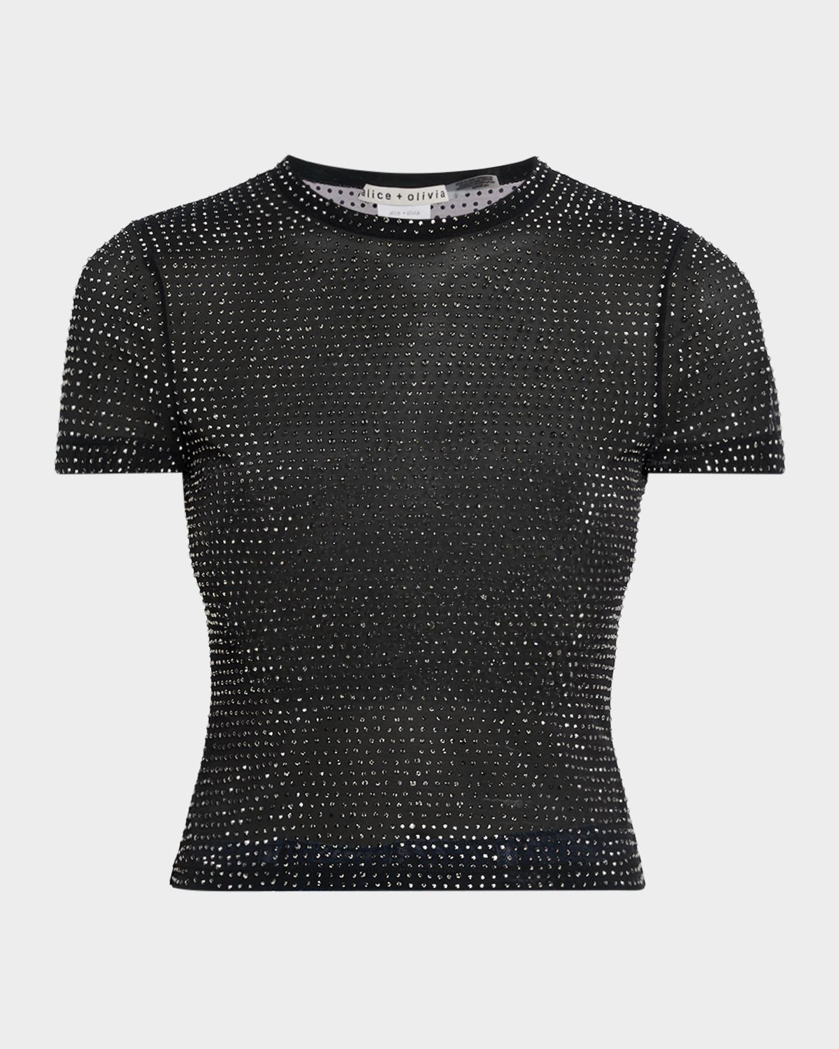ALICE + OLIVIA Tess Crystal-Embellished T-Shirt