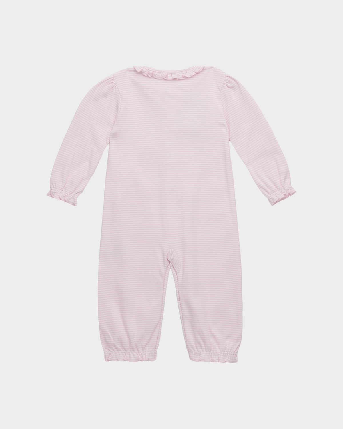 Kissy Kissy Girl 's Simple Stripes Cotton Playsuit, Size 0M-24M | Thumbnail 3 Kissy Kissy Girl 's Simple Stripes Cotton Playsuit, Size 0M-24M | Thumbnail 3
