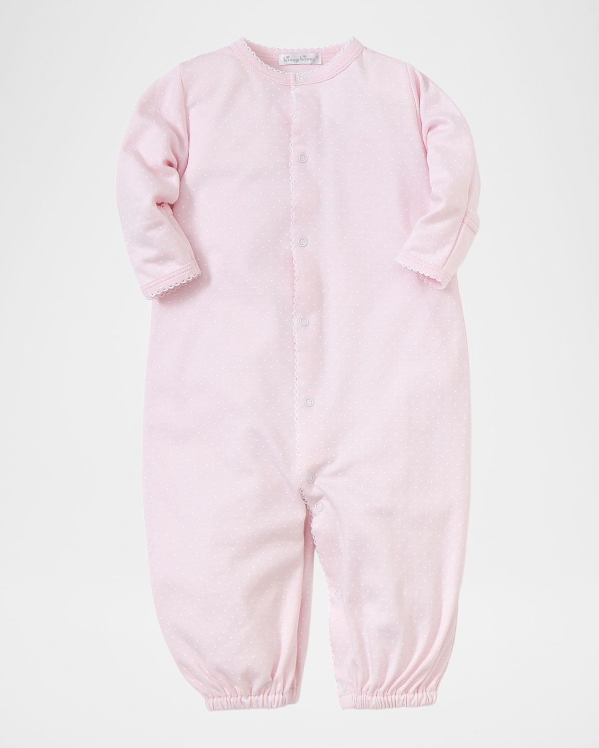 Kissy Kissy Boy 's Dot-Printed Convertible Gown, Size Preemie-S | Thumbnail 5 Kissy Kissy Boy 's Dot-Printed Convertible Gown, Size Preemie-S | Thumbnail 5