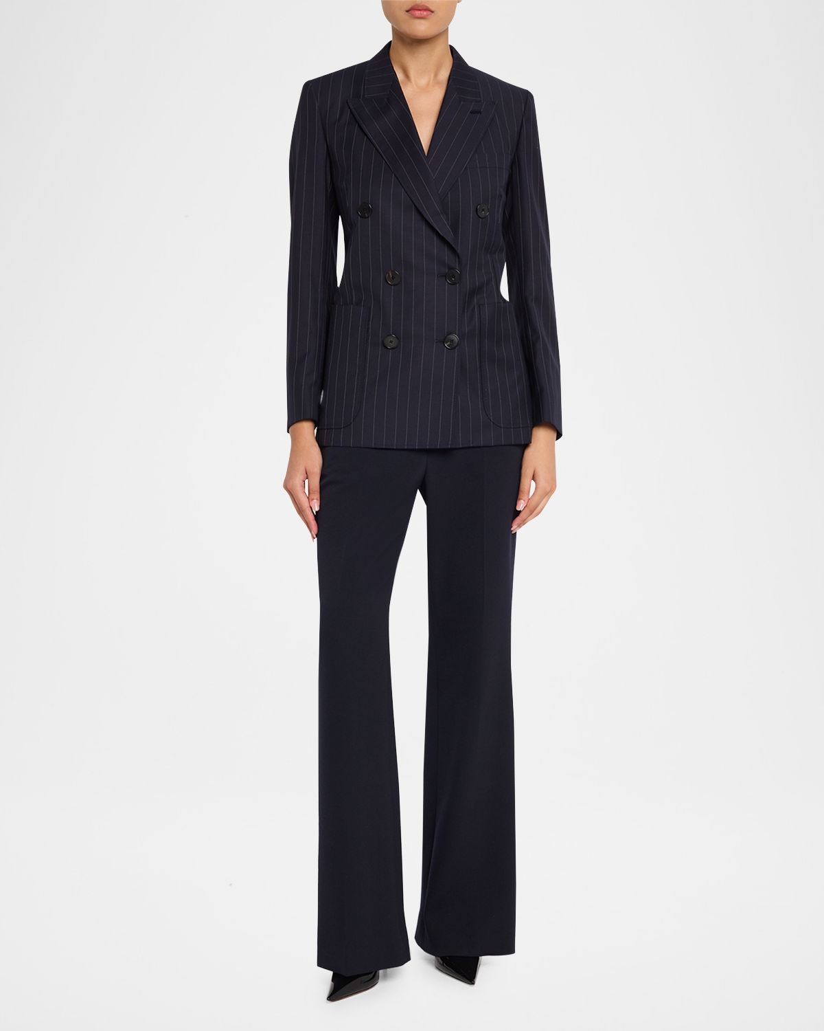 Givenchy Double-Breasted Pinstripe Wool Jacket | Thumbnail 5 Givenchy Double-Breasted Pinstripe Wool Jacket | Thumbnail 5