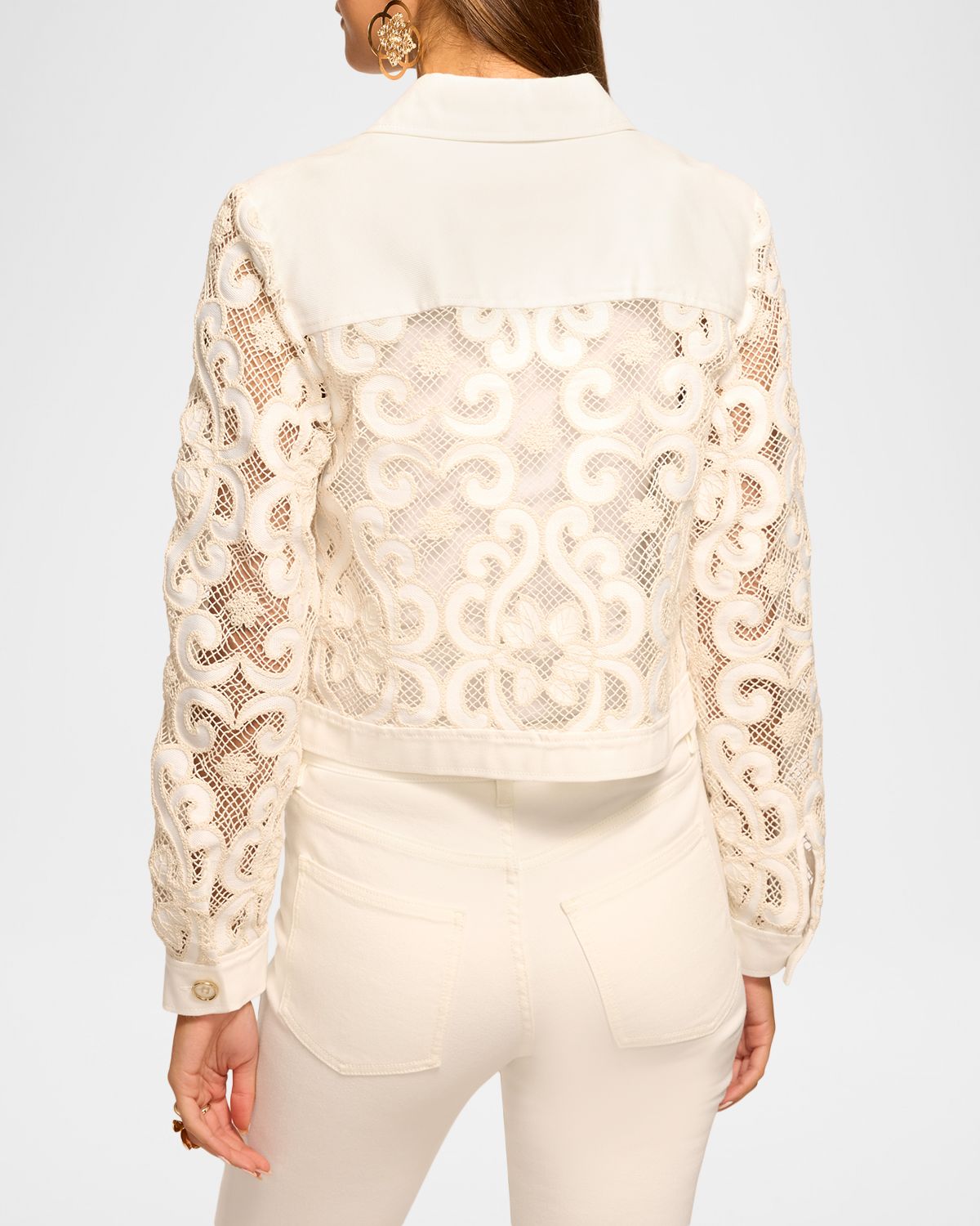 Ramy Brook Sapphire Embroidered Jacket