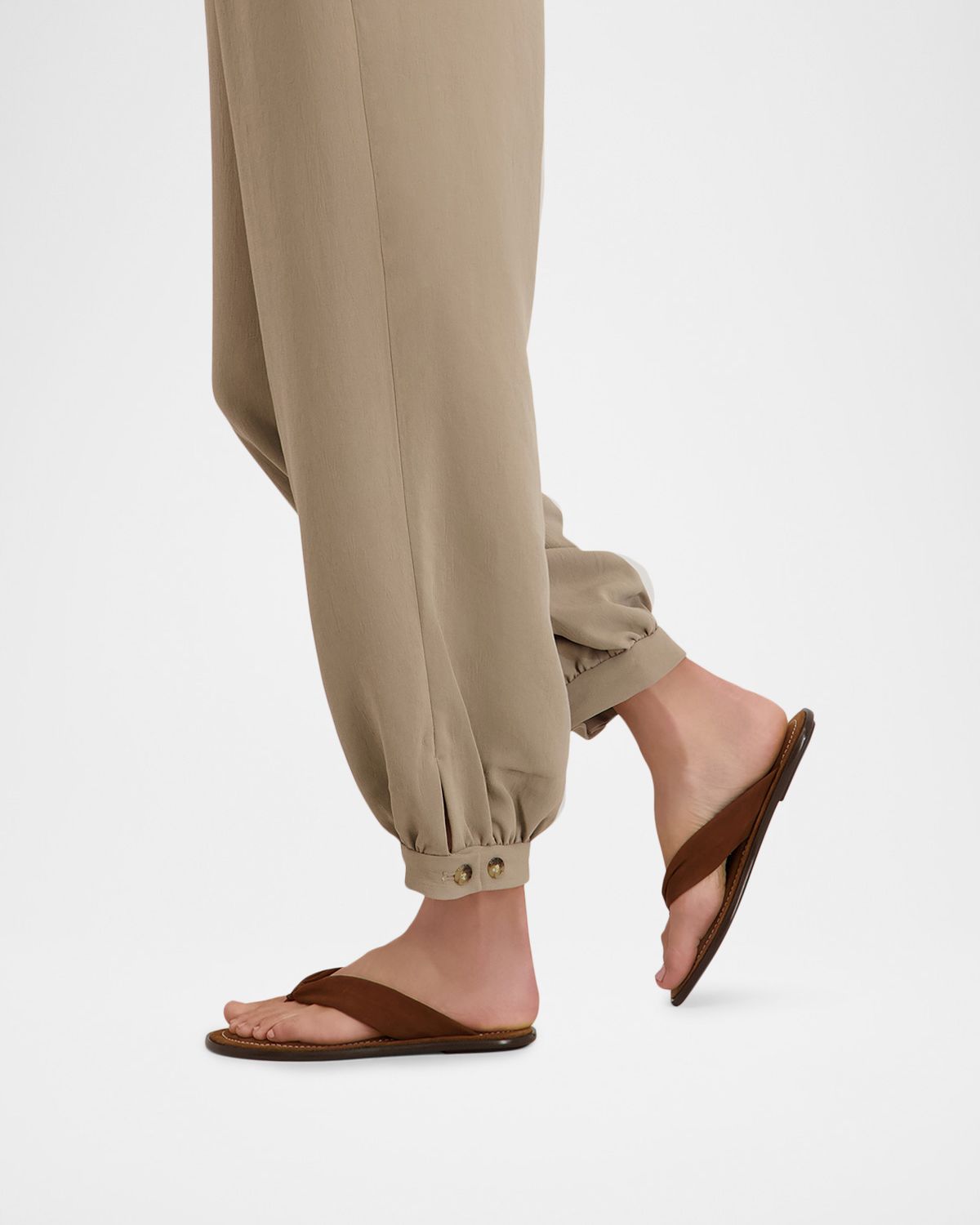 Bernardo Salt Suede Thong Sandals