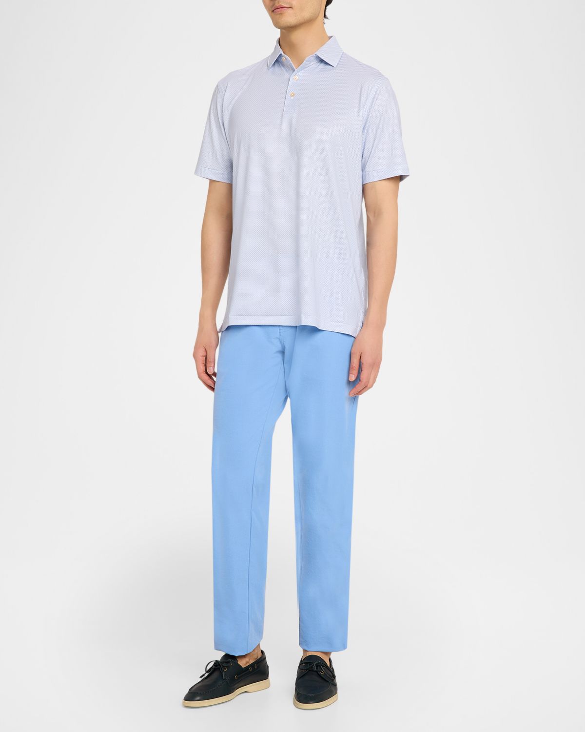 Peter Millar Men 's Phoenix Performance Jersey Polo Shirt