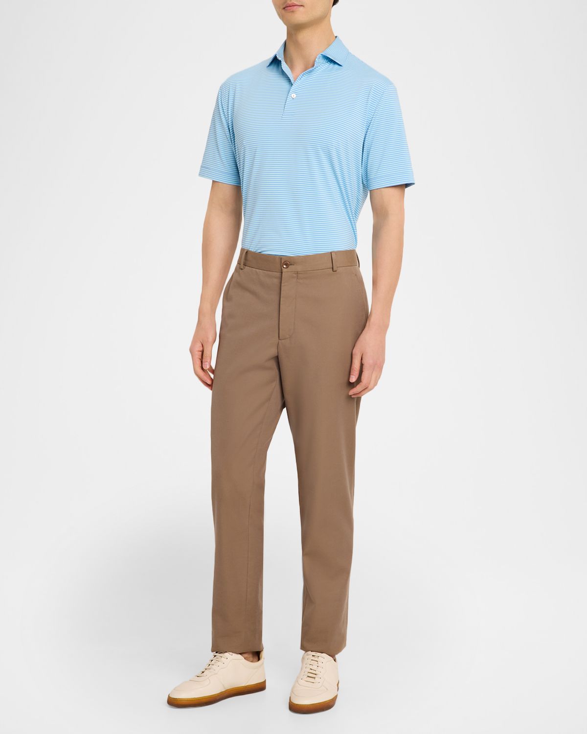 Peter Millar Men 's Crown Sport Hales Performance Jersey Polo Shirt