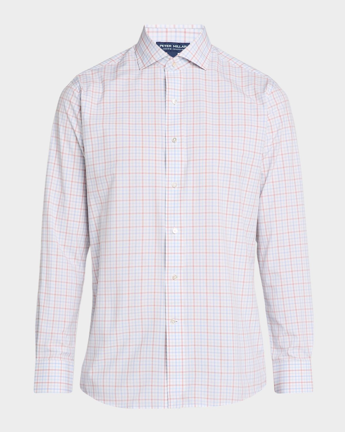 Peter Millar Men 's Crown Crafted Main Performance Poplin Shirt