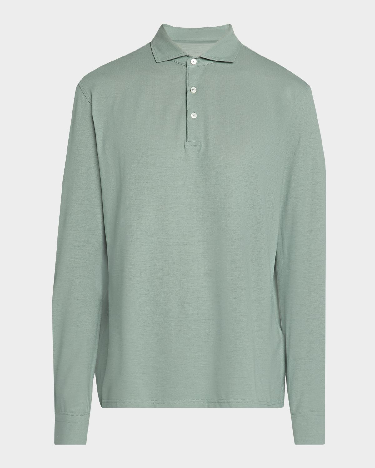 Peter Millar Men 's Crown Crafted Cool Cotton Long-Sleeve Polo Shirt