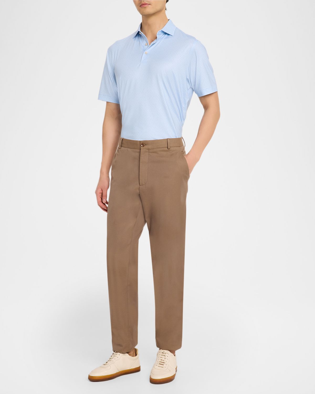 Peter Millar Men 's Nautilus Performance Jersey Polo Shirt