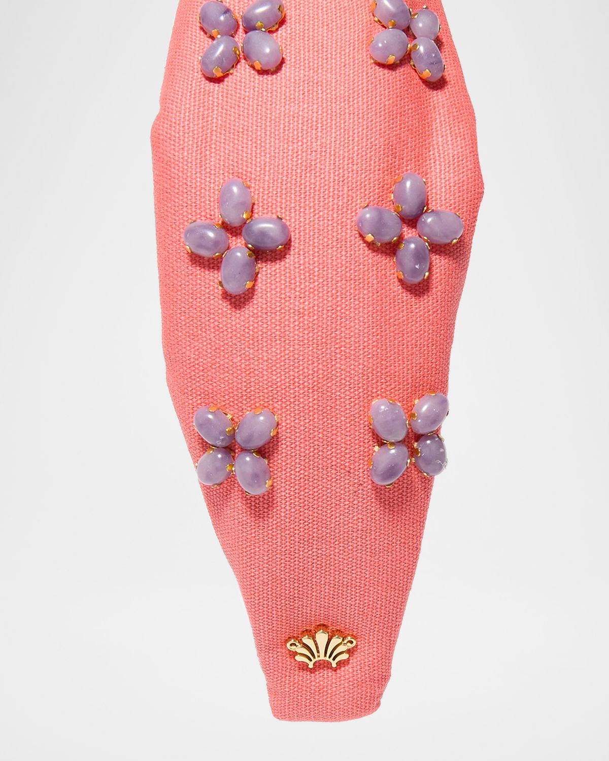 Lele Sadoughi Knotted Embellished Stone Headband