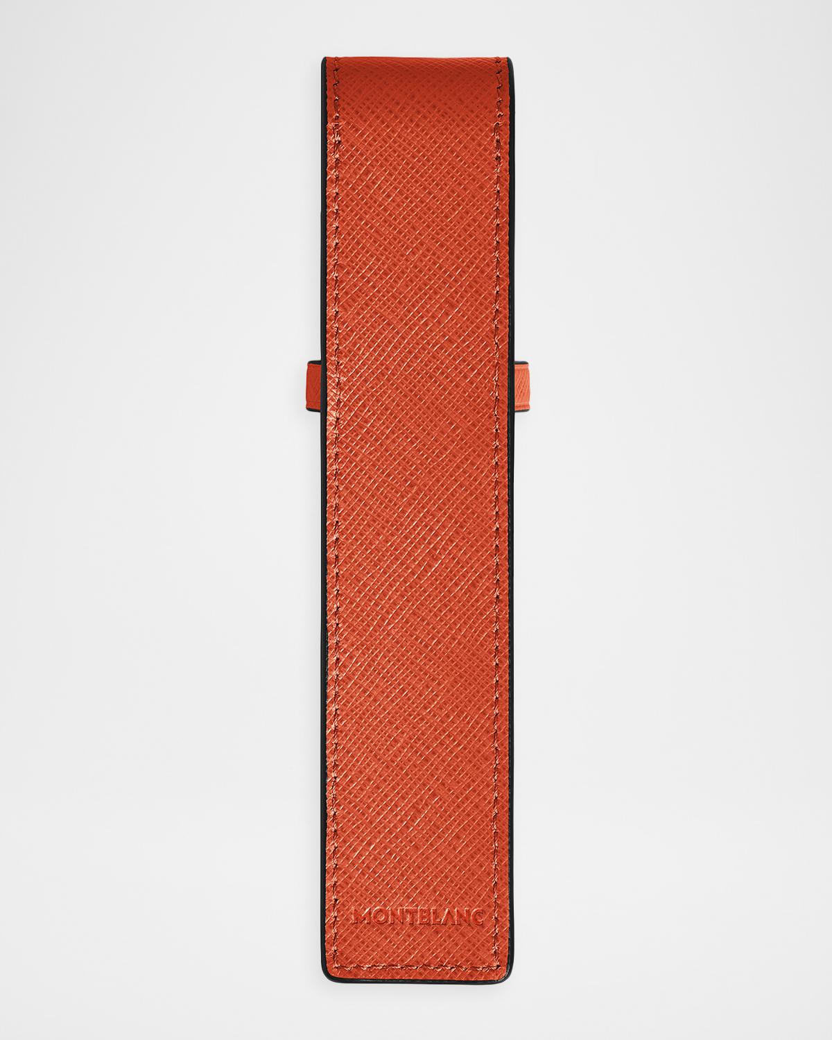Montblanc Men's Sartorial Leather One-Pen Pouch | Thumbnail 2