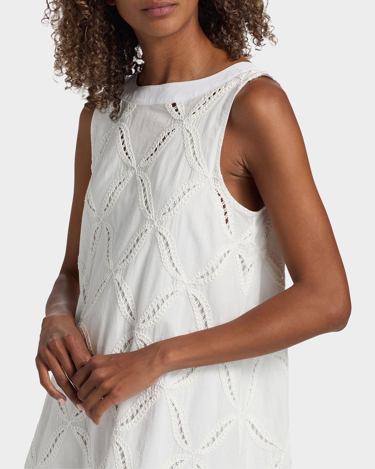 Derek Lam 10 Crosby Alina Eyelet Cotton Shift Mini Dress | Thumbnail 5 Derek Lam 10 Crosby Alina Eyelet Cotton Shift Mini Dress | Thumbnail 5