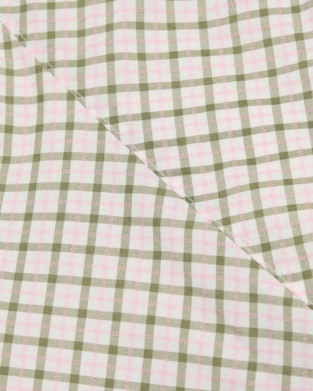 Derek Lam 10 Crosby Sable Mini Check Cotton-Blend Midi Dress | Thumbnail 6 Derek Lam 10 Crosby Sable Mini Check Cotton-Blend Midi Dress | Thumbnail 6